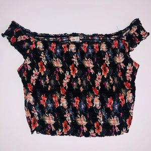 Hollister Floral Crop Top